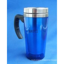 Stainless Steel Auto Mug with Handle (CL1C-E50)